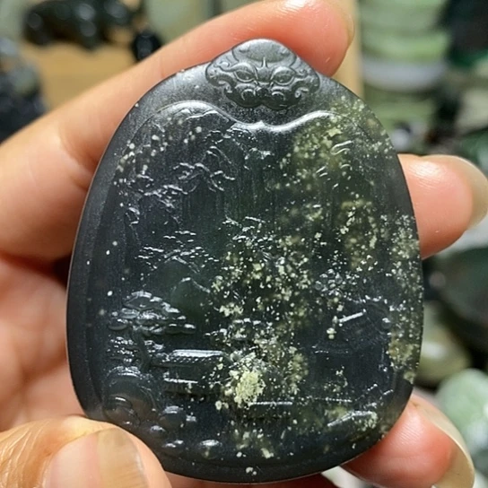 未镶嵌和田玉（糖玉）珠宝半成品