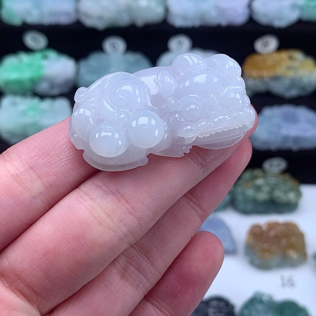 【闪购商品】翡翠颈饰未镶嵌貔貅