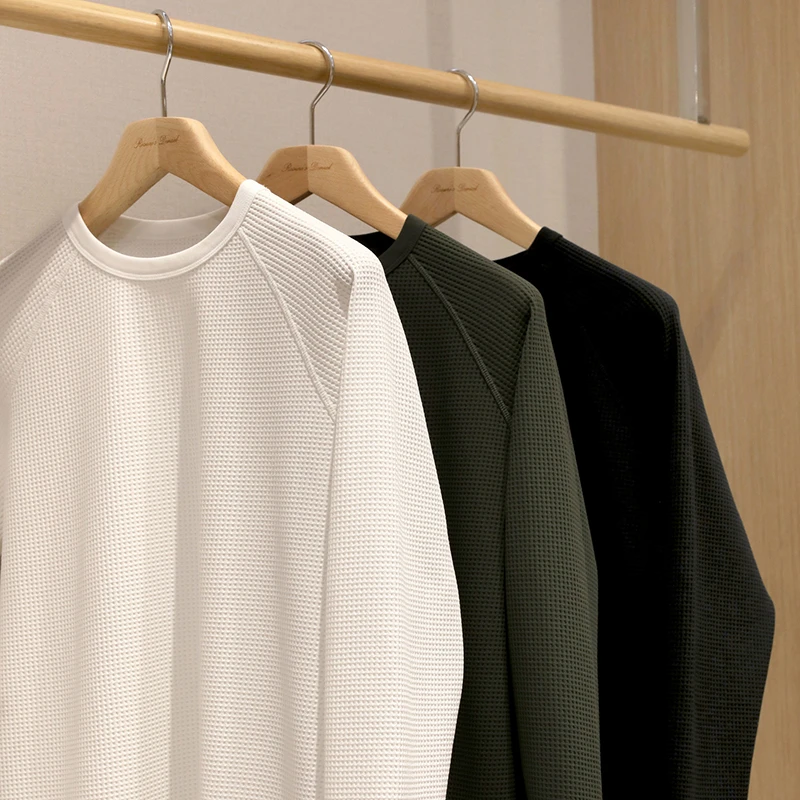 【240112023】SOLOTEX轻质华夫格 吸汗速干长袖T恤卫衣男女同款