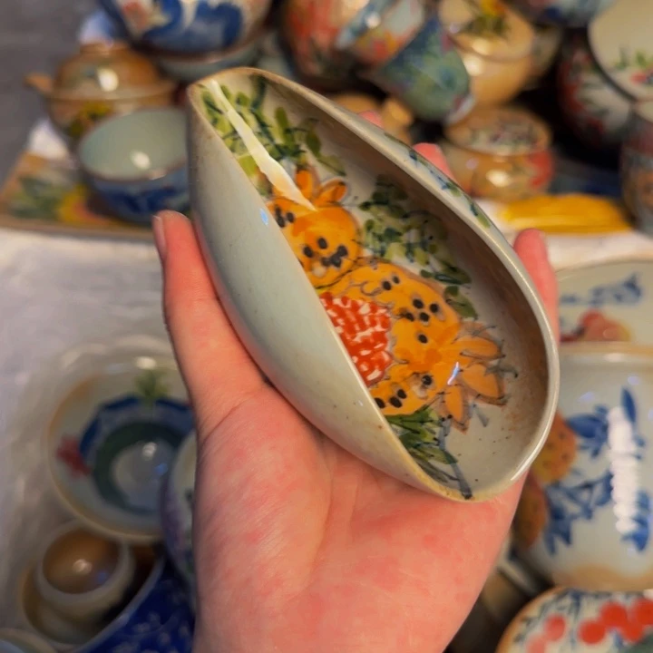 瓷片景德镇陶瓷手工手绘