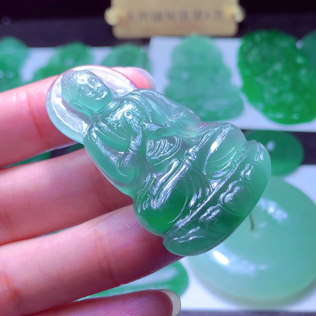 延***娘未镶嵌定制翡翠天然