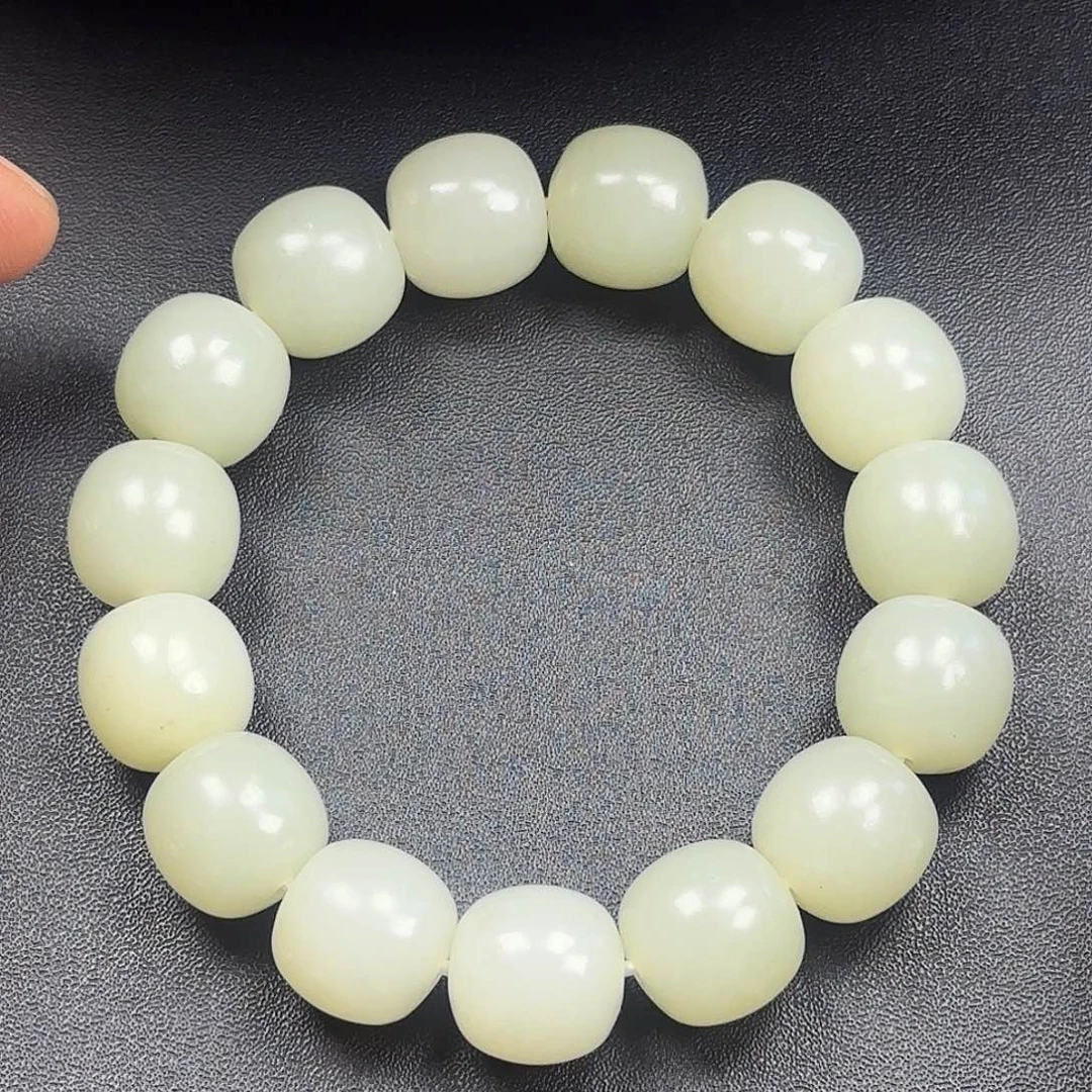 和田玉未镶嵌手链新疆