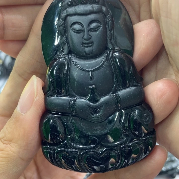 吊坠(不含链)未镶嵌翡翠念*C148