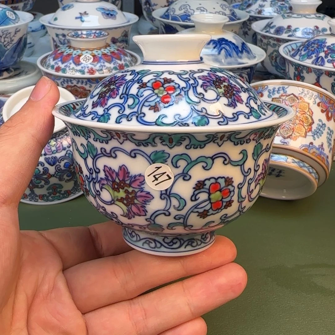 彦祖纯手工手绘茶具147
