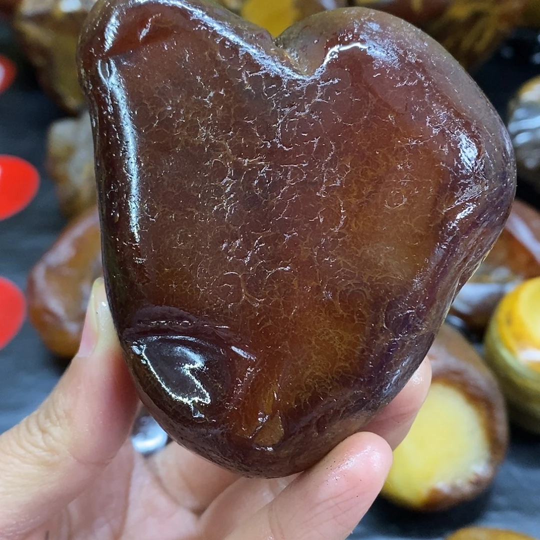 玛瑙/玉髓未镶嵌手把件