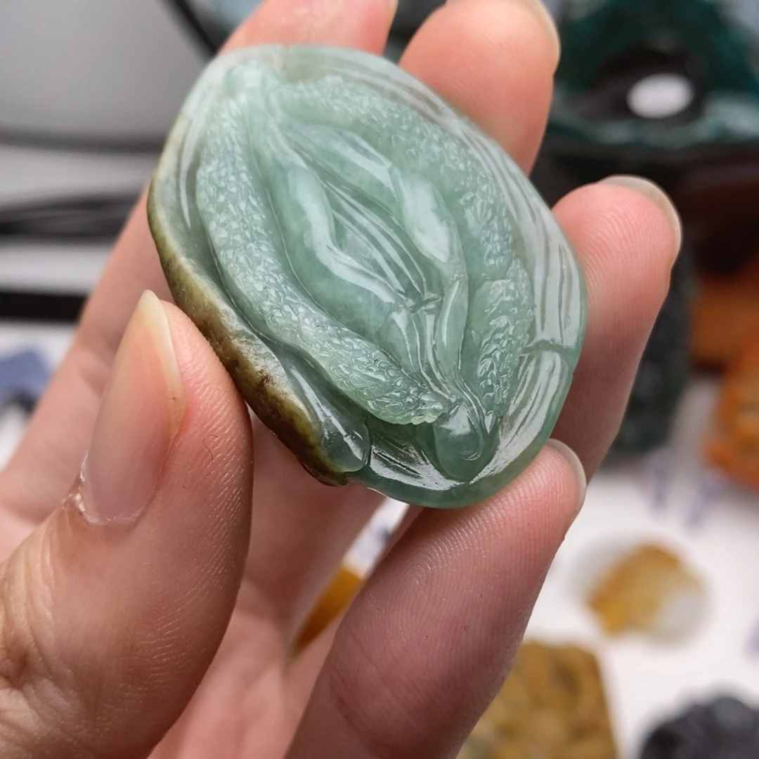 未镶嵌定制翡翠鲍鱼