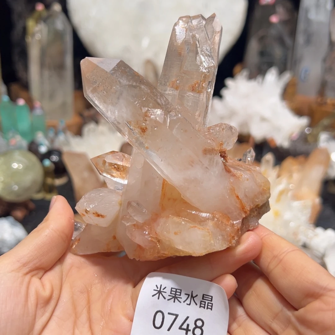 未镶嵌珠宝半成品水晶晶中晶
