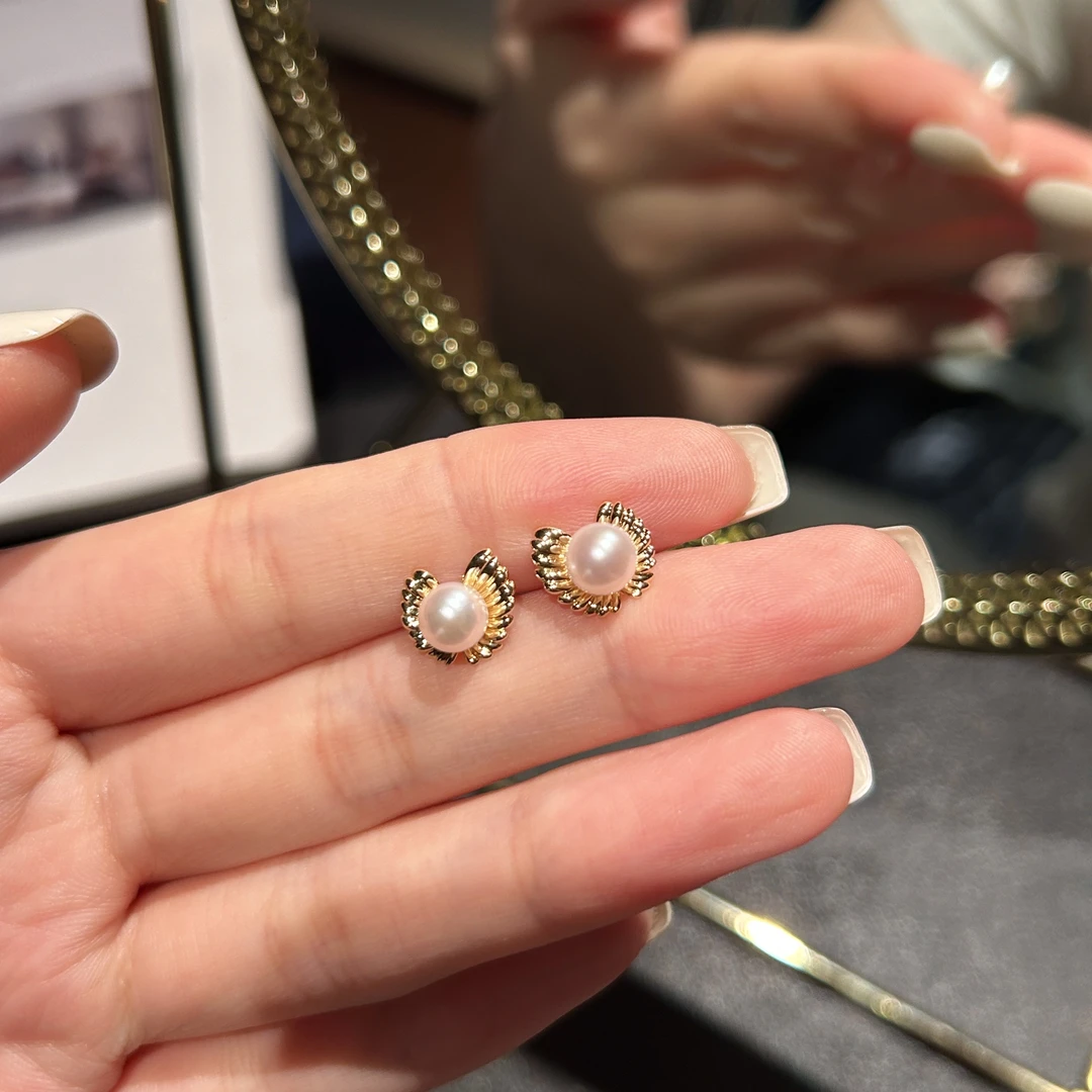 【福至】18K金 海水珍珠耳饰 242433
