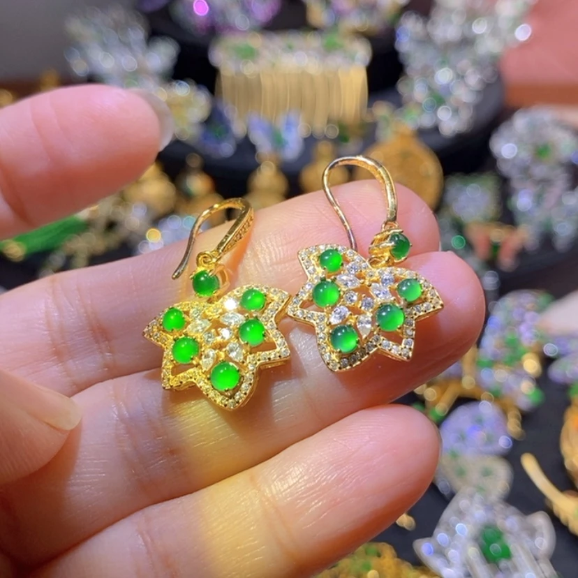 【闪购商品】银S925镶嵌挂件翡翠