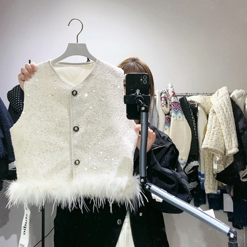 【闪购商品】白色马甲