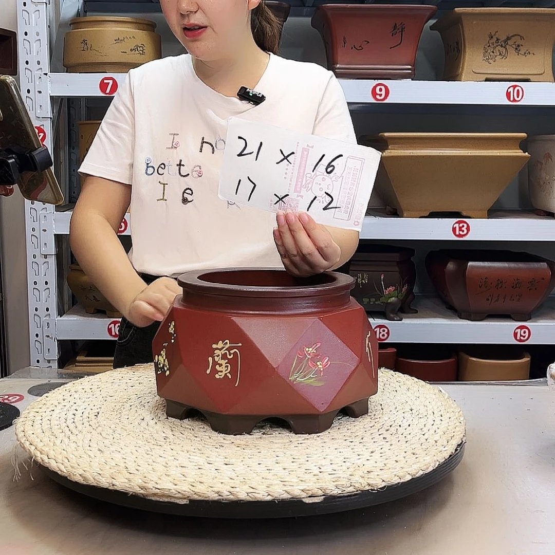 紫砂花盆紫砂花盆