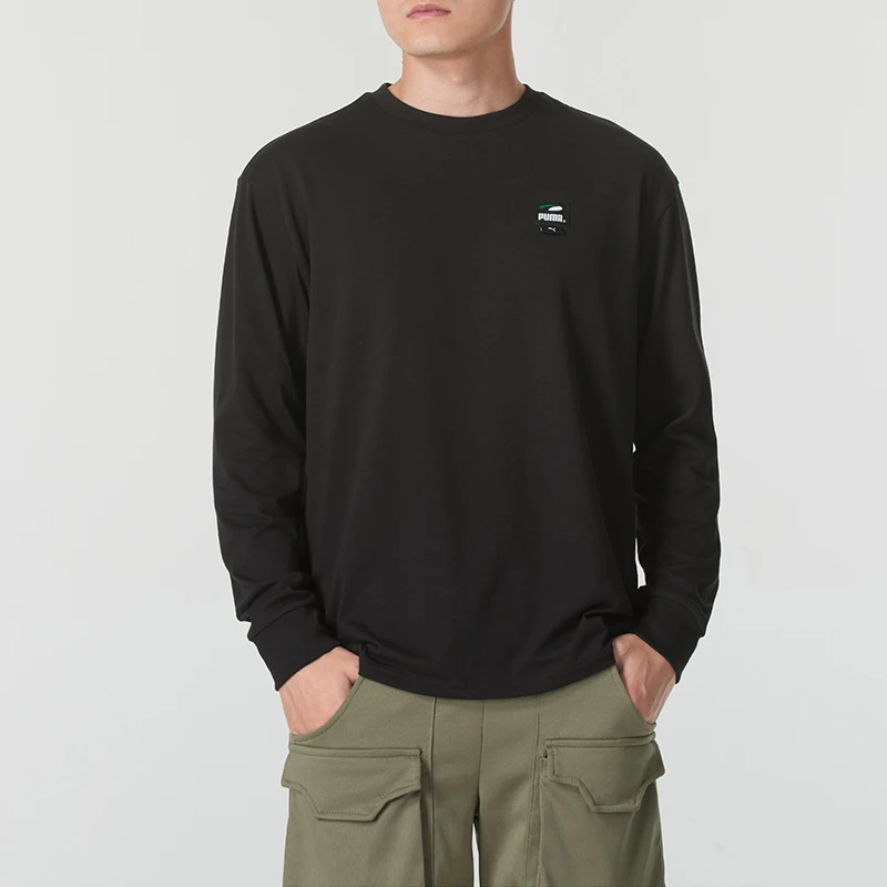 PUMA彪马长袖T恤男女装夏季新款运动服休闲宽松套头衫上衣628138