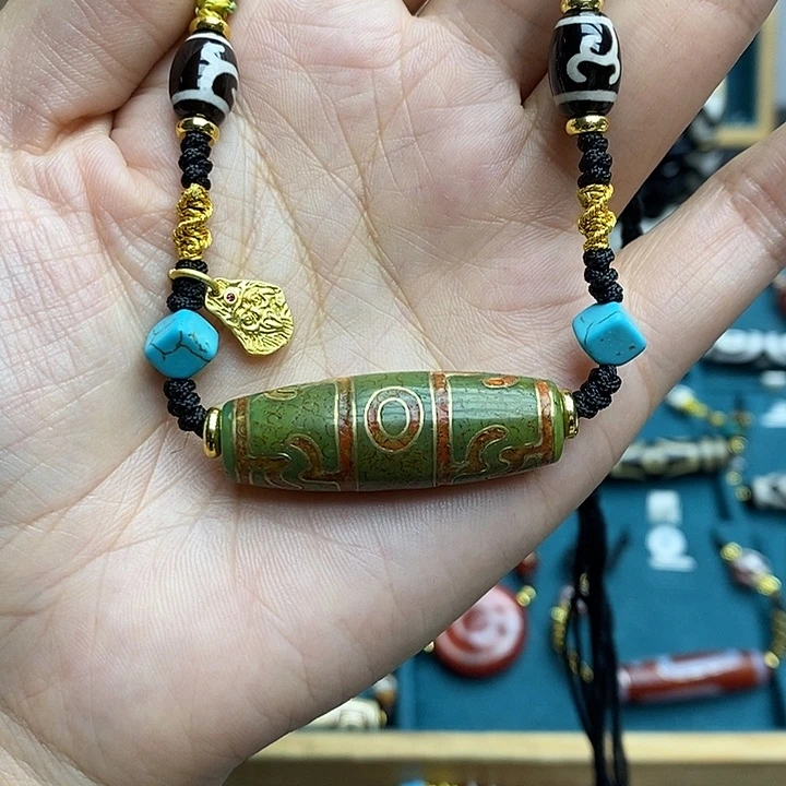 玛瑙/玉髓（覆膜）颈饰合金