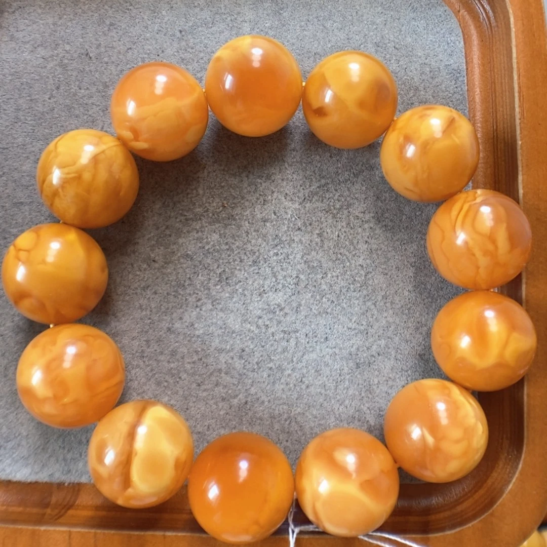 未镶嵌蜜蜡手串蜜蜡手串