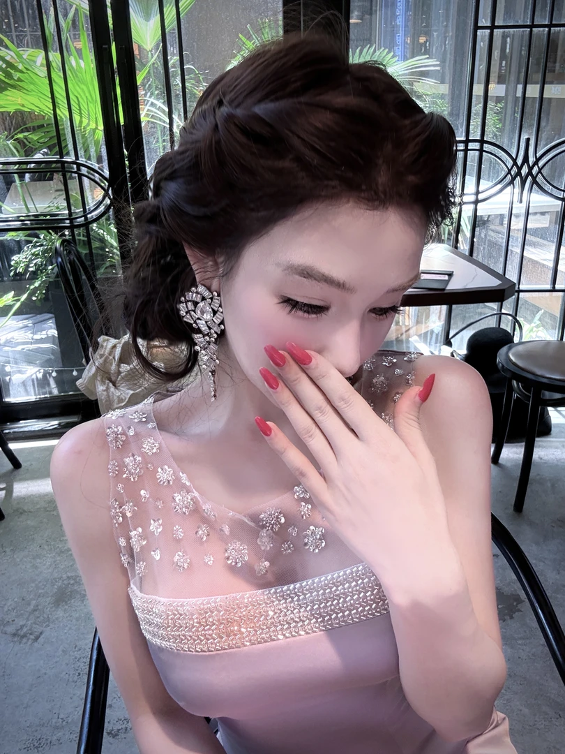 WW原创「马贝珠米」气质时尚百搭夏季显瘦收腰法式小众设计感连衣裙