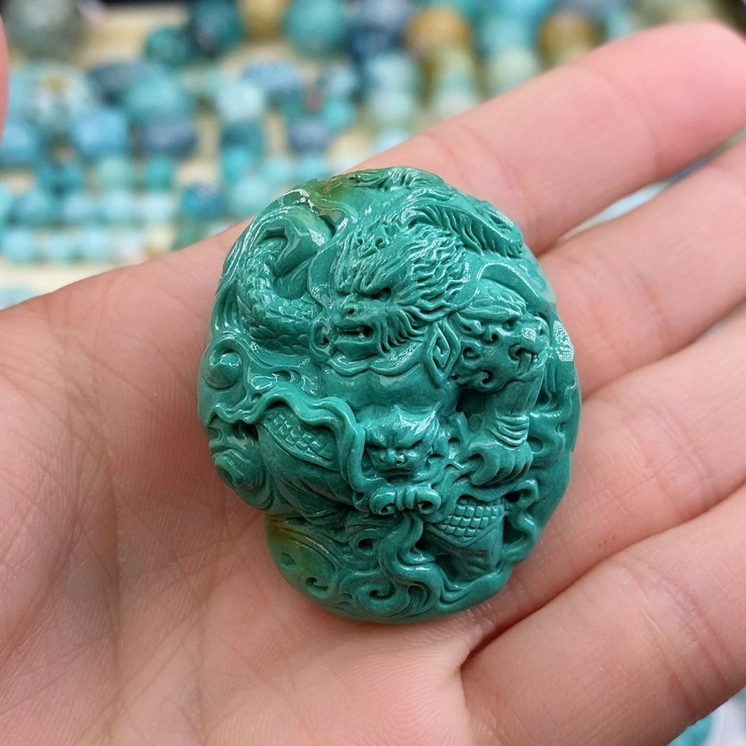 绿松石珠宝奇石未镶嵌