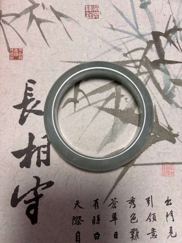 H68-五五➕冰润缅甸翡翠手镯时尚