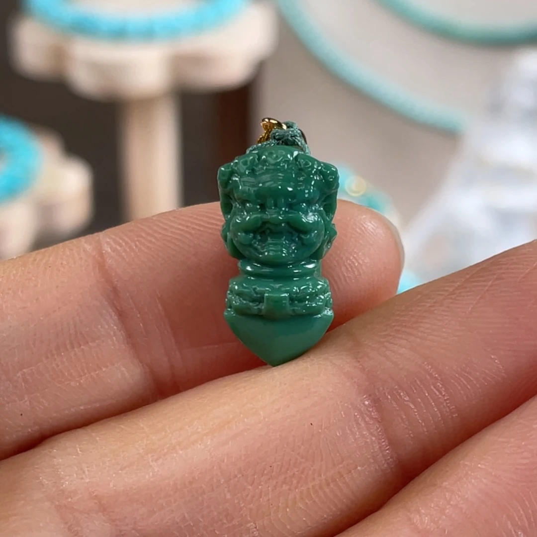 绿松石未镶嵌套链高瓷精工大黑天