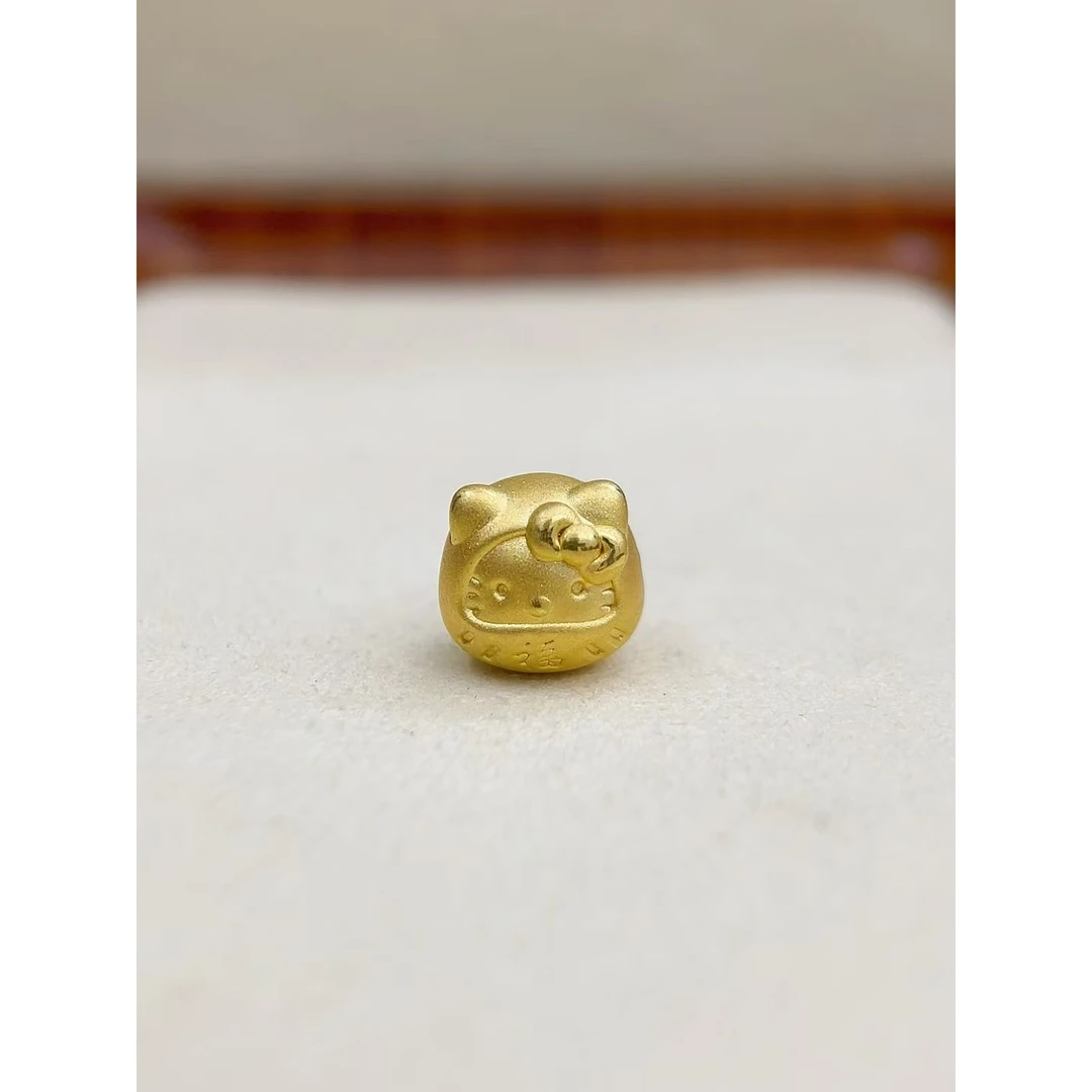 水贝黄金足金999素金达摩kt DP1983