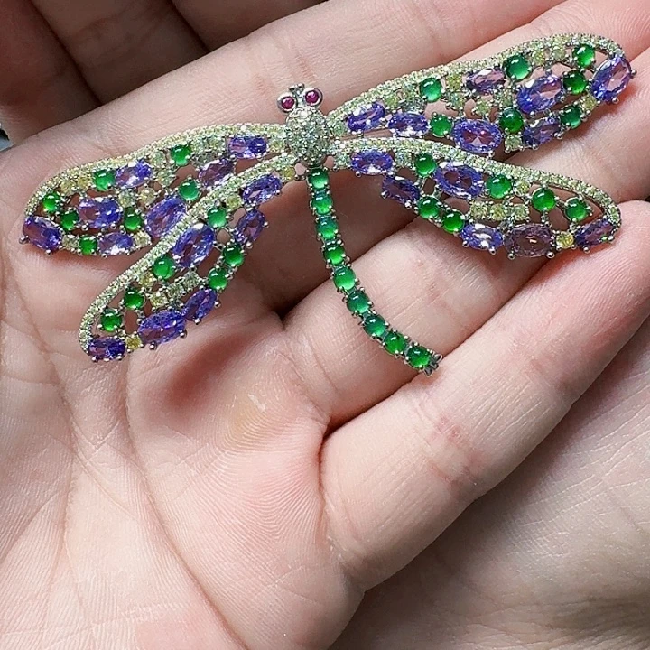 翡翠颈饰未镶嵌天然A货翡翠放漏