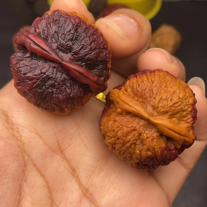 吊坠文玩核桃35尺蛇皮球