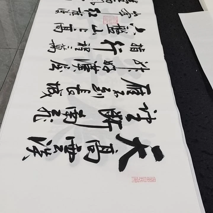 翰墨白武坤老师作品一副