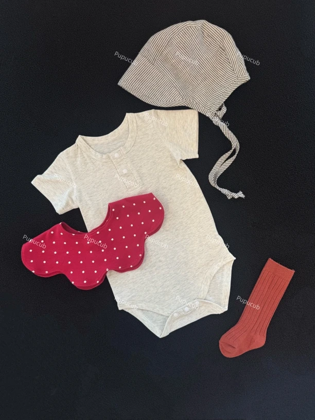 冰瓷棉短袖宝宝包屁衣夏季透气婴儿衣服舒适男女宝宝百搭