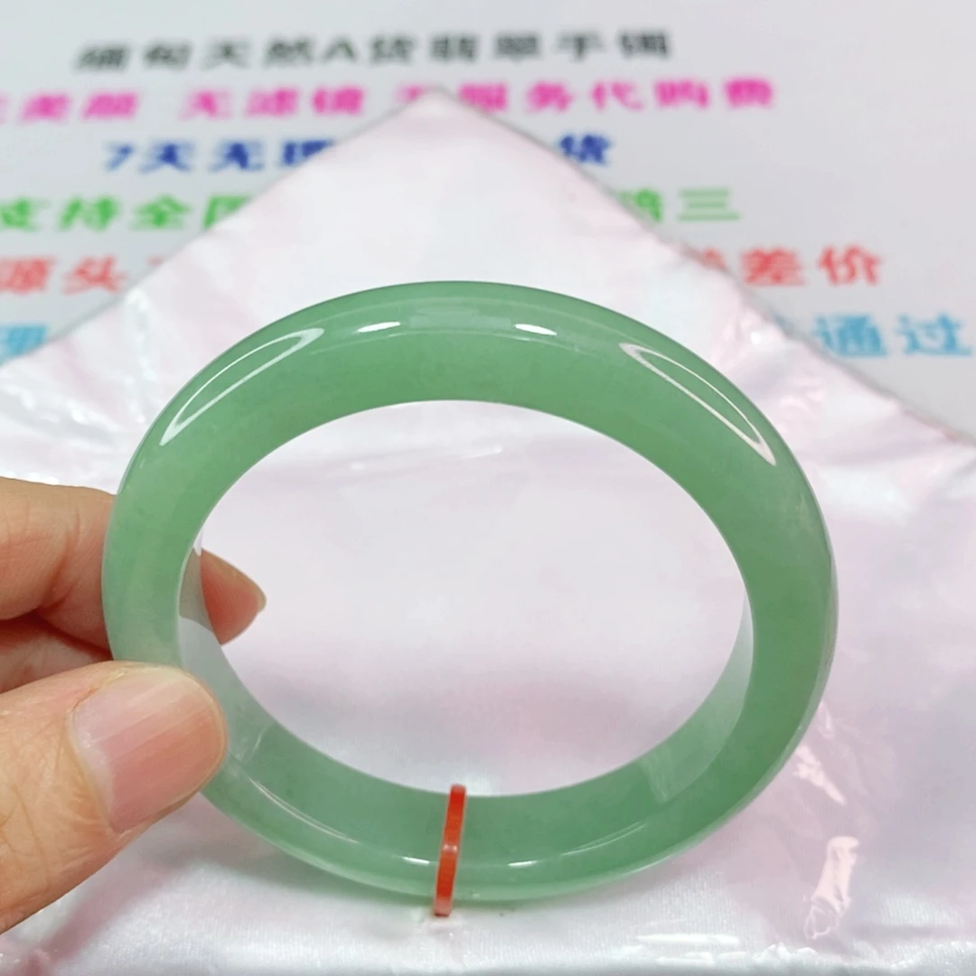 未镶嵌手镯翡翠55圈口正圈