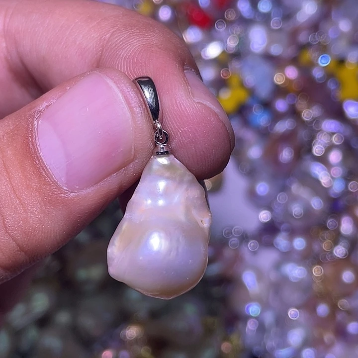 淡水珍珠未镶嵌吊坠(不含链)104