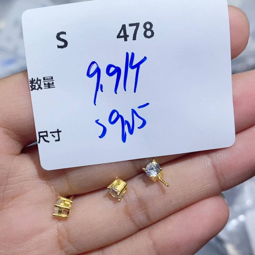 银S925镶嵌颈饰水晶S478