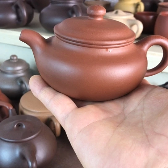 茶壶紫砂紫泥仿古180豪生左右