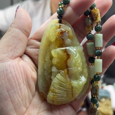 岫玉挂件未镶嵌挂件