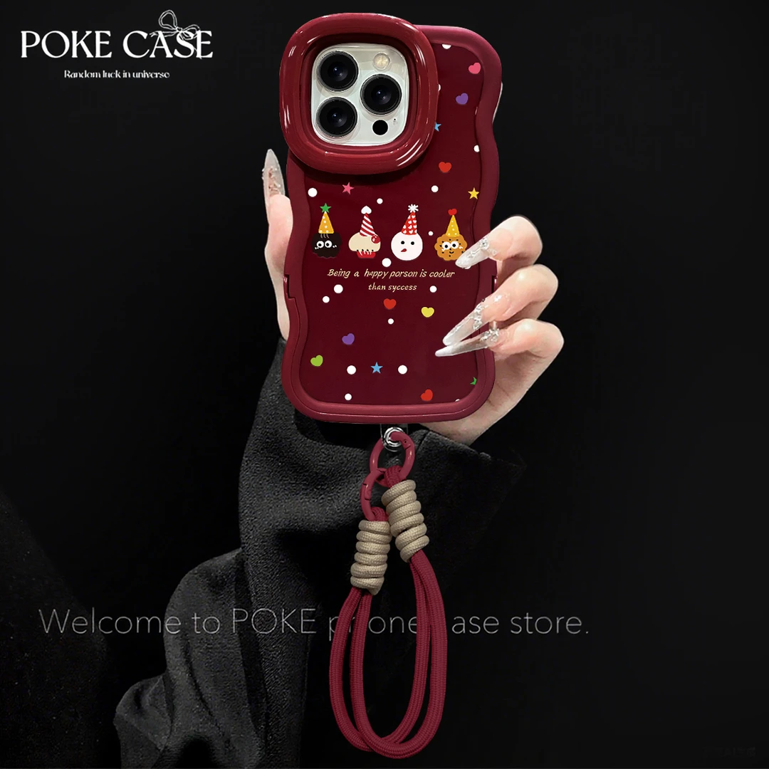 板凳双支架萌宠派对适用苹果17PROMAX华为vivo小米oppo手机壳