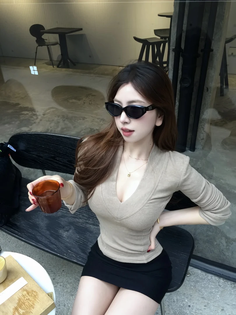 2025新款复古千金高级感收腰修身显瘦黑色气质法式长袖上衣女冬季