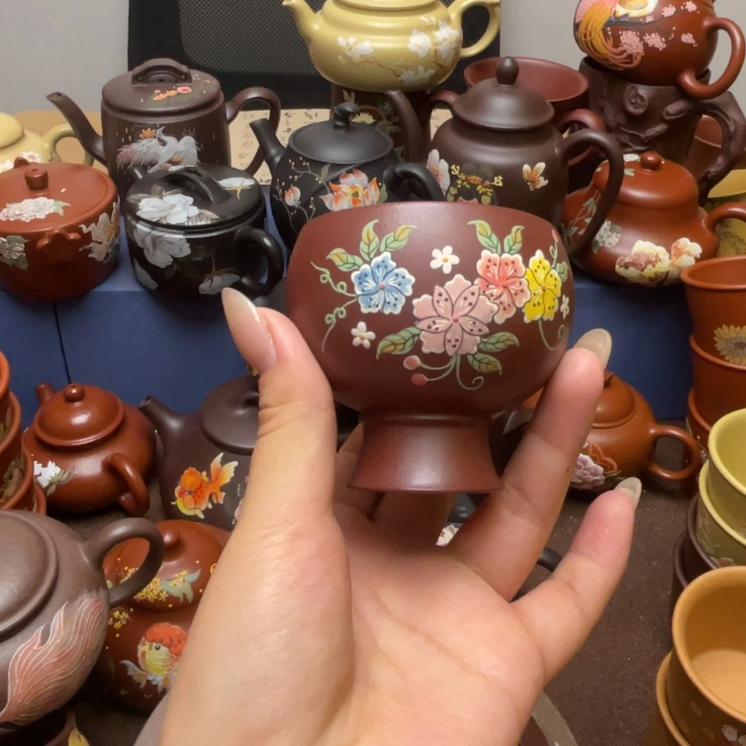 茶杯紫砂紫砂主人杯100cc