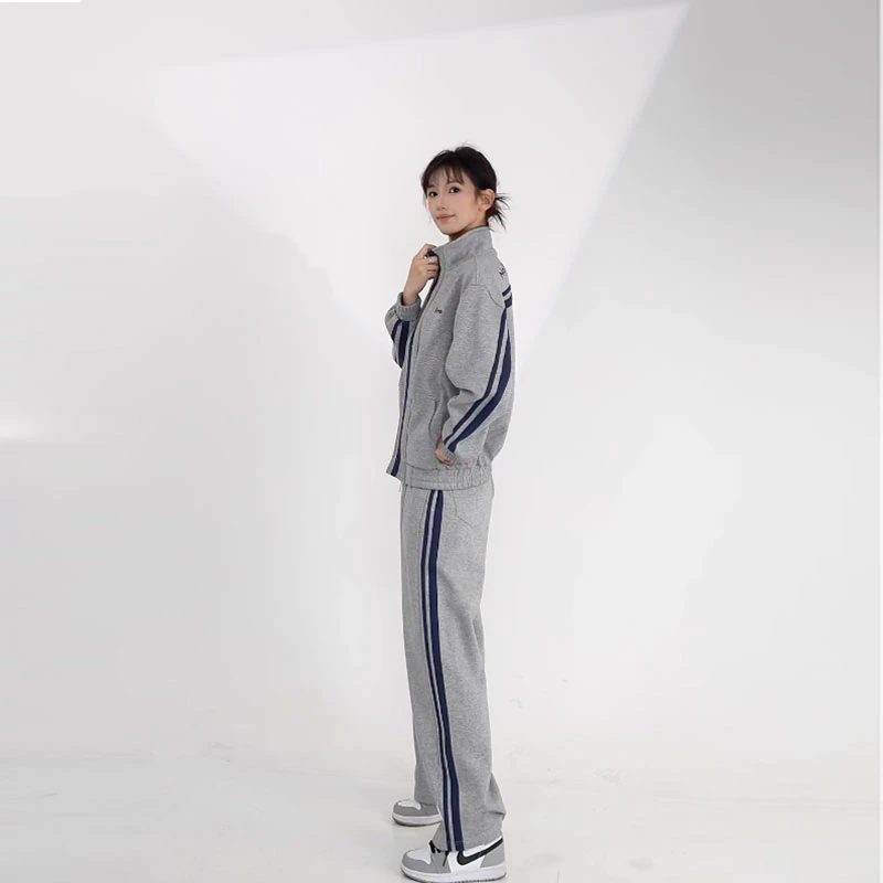 i.tizzue【复古新贵套装】高贵运动服工作服男装男士秋季灰色套装