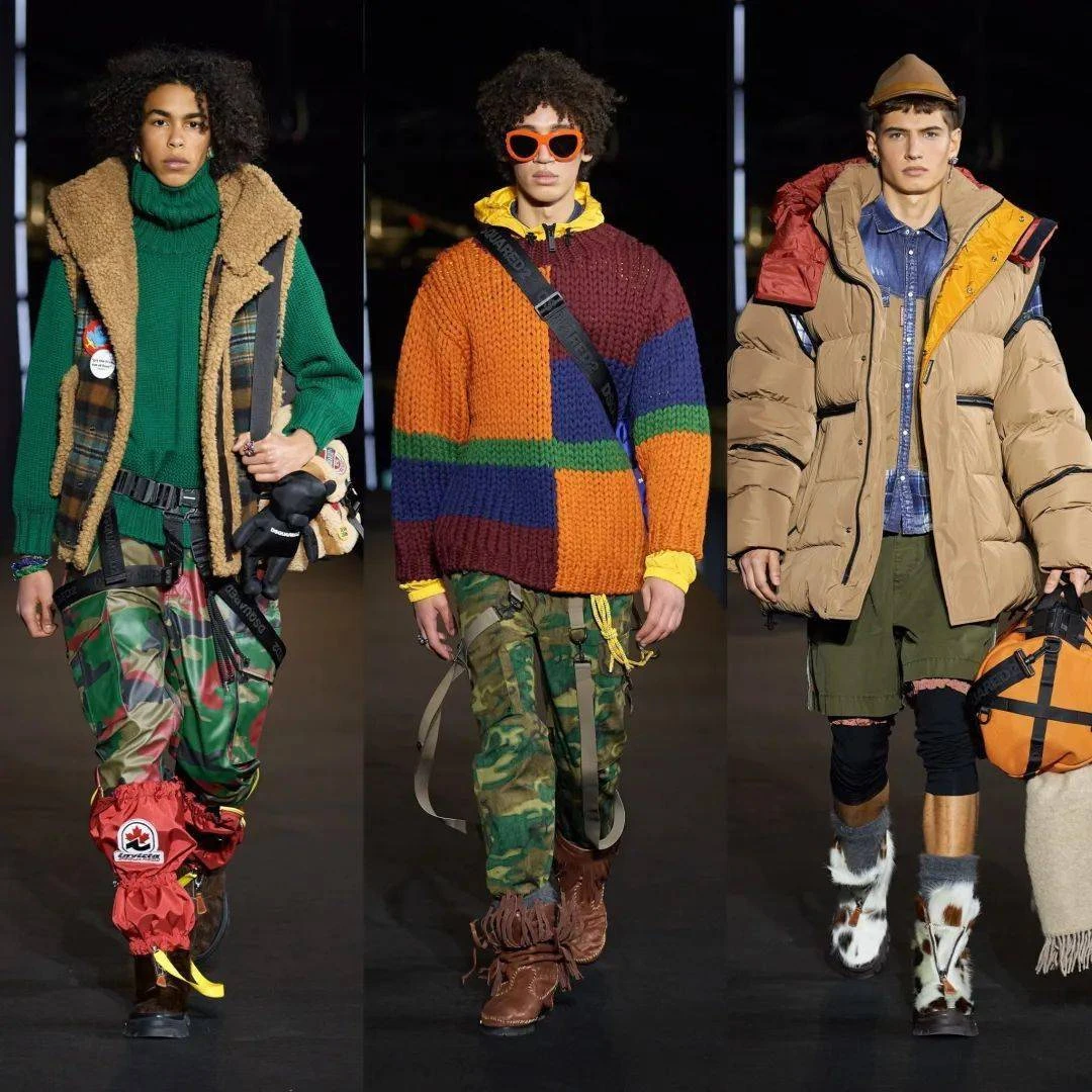 6号链接（四条纹）7023秋冬高端针织提花男士轻奢加厚保暖外套7023