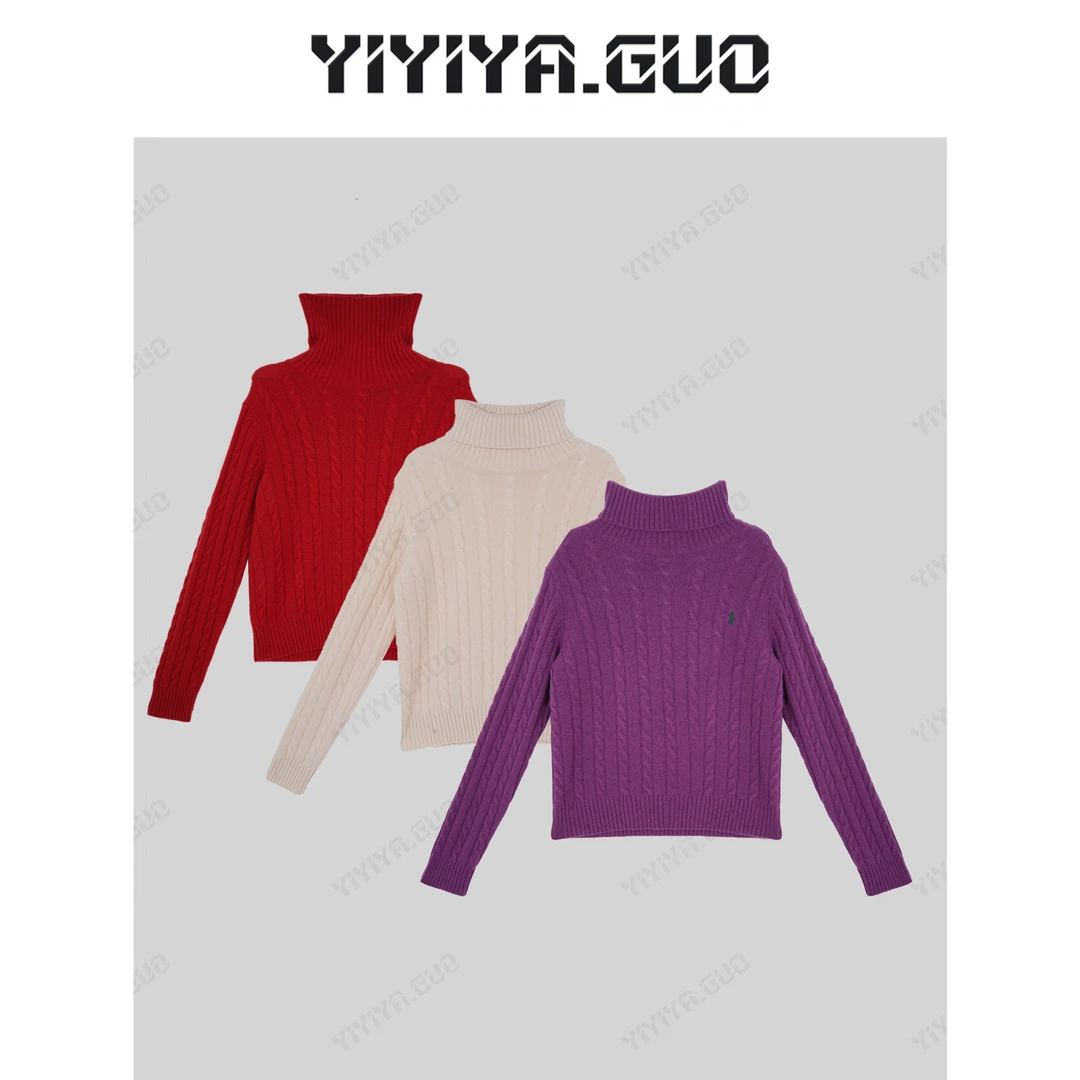 yiyiya.Guo艺艺吖【拉夫小马毛衣】新中式中国风针织毛衣20242840