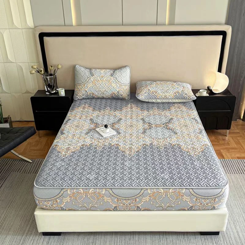 轻奢天然乳胶凉席三件套1.8*2cm