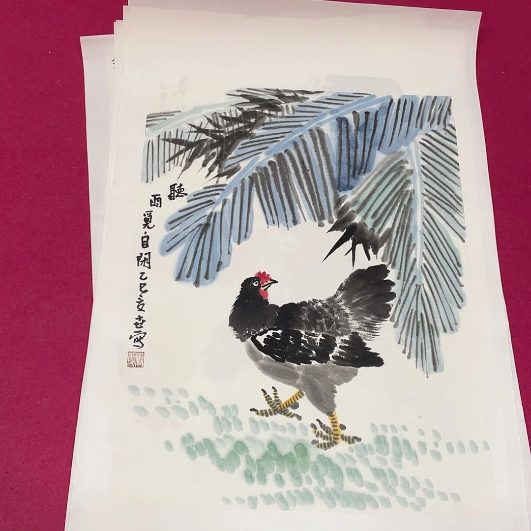国画1.4平尺国画作品