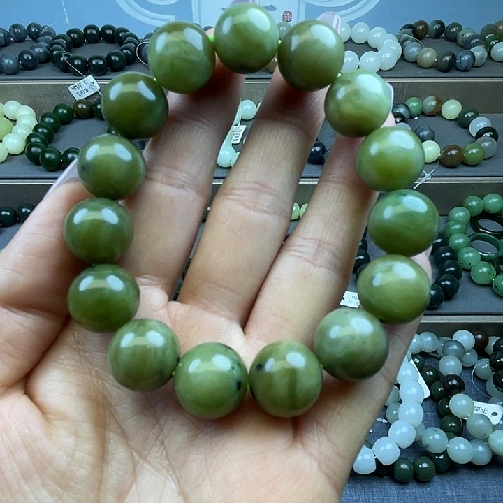 和田玉未镶嵌手链