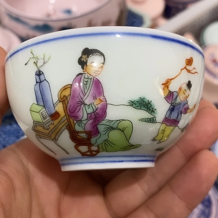 陶摆件景德镇陶瓷主人杯1333