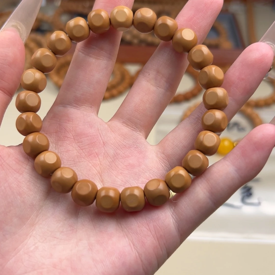 猴头核桃手串自然走色六方39.9