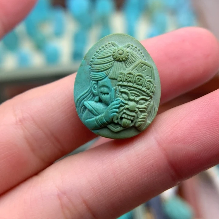 绿松石绿松石配饰未镶嵌