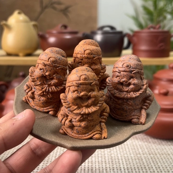 宜兴原矿紫砂、茶宠