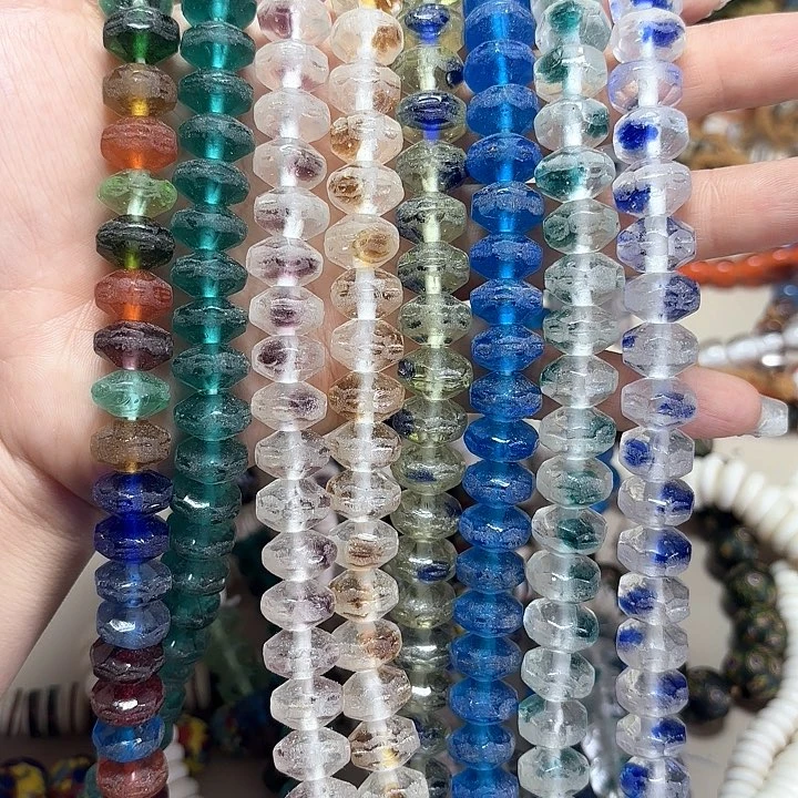 玻璃颈饰凡士林琉璃多种颜色喜欢喊主播选单价随机发