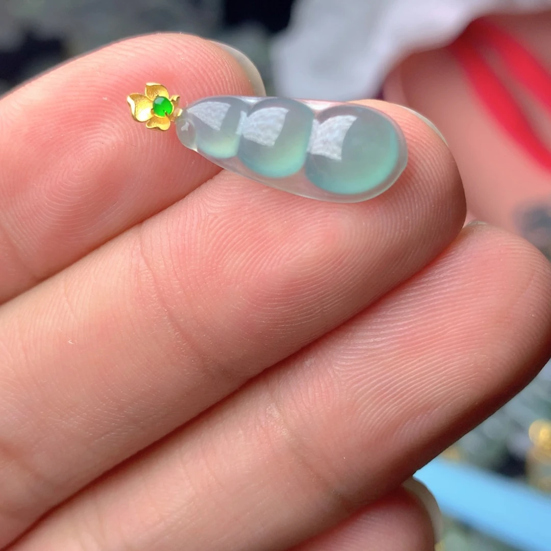 【闪购商品】翡翠18K金镶嵌颈饰翡翠