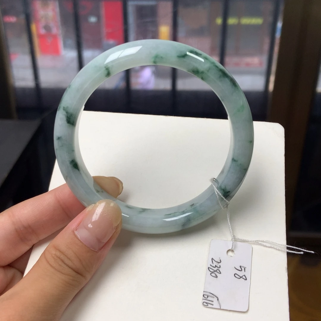 翡翠手镯未镶嵌5号48小时鉴赏期
