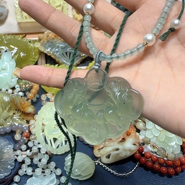 未镶嵌蛇纹石玉木梳