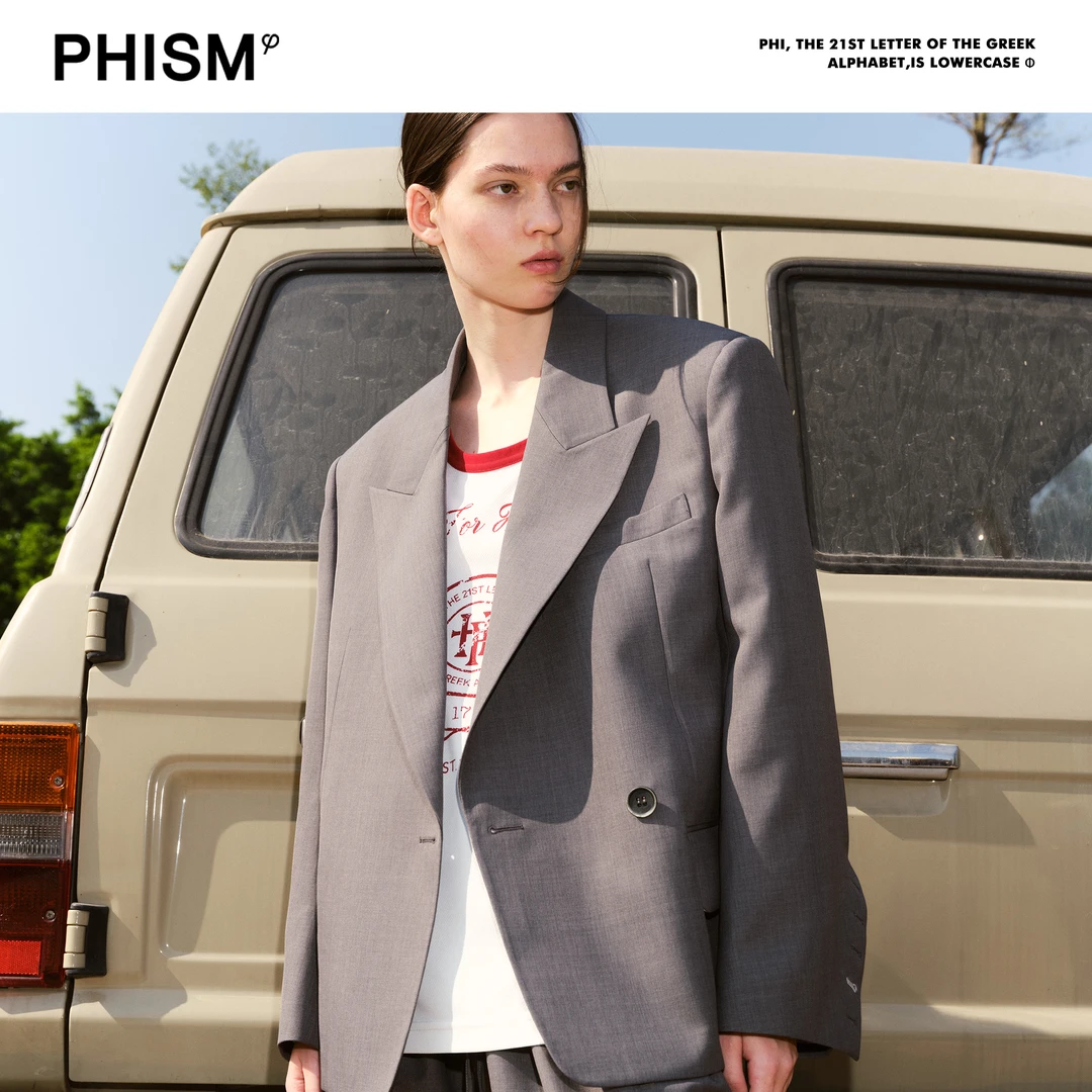 PHISM/PHISM新款时尚廓形西服气质西装外套女874J04